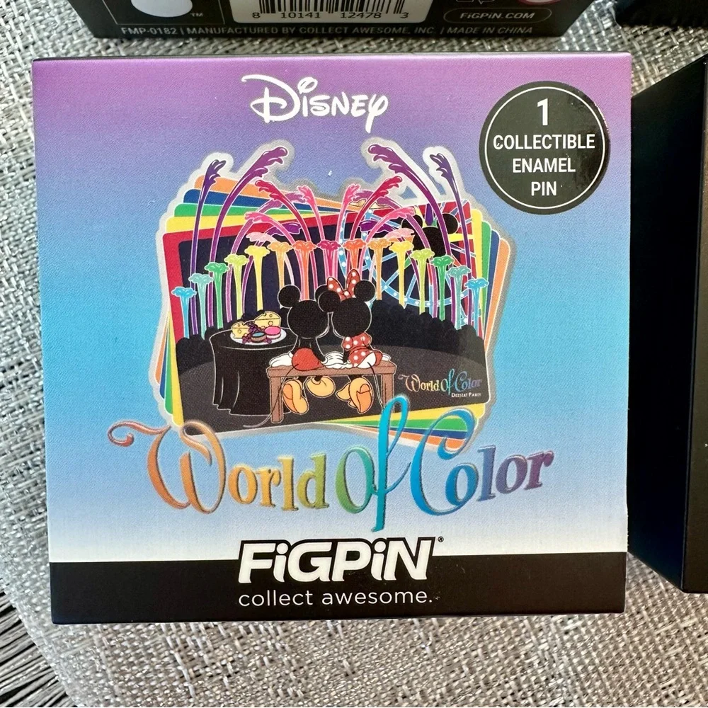 Disneyland World of Color 2025 Dessert Party Full Color FigPin